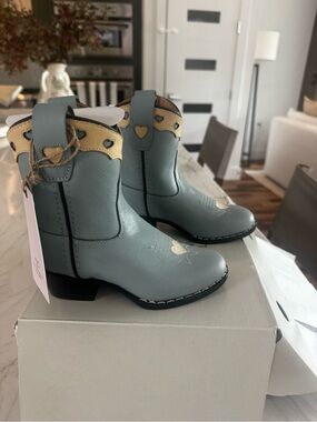 Bootstock and Copenhagen Colors Toddler Girls Cowboy Boots